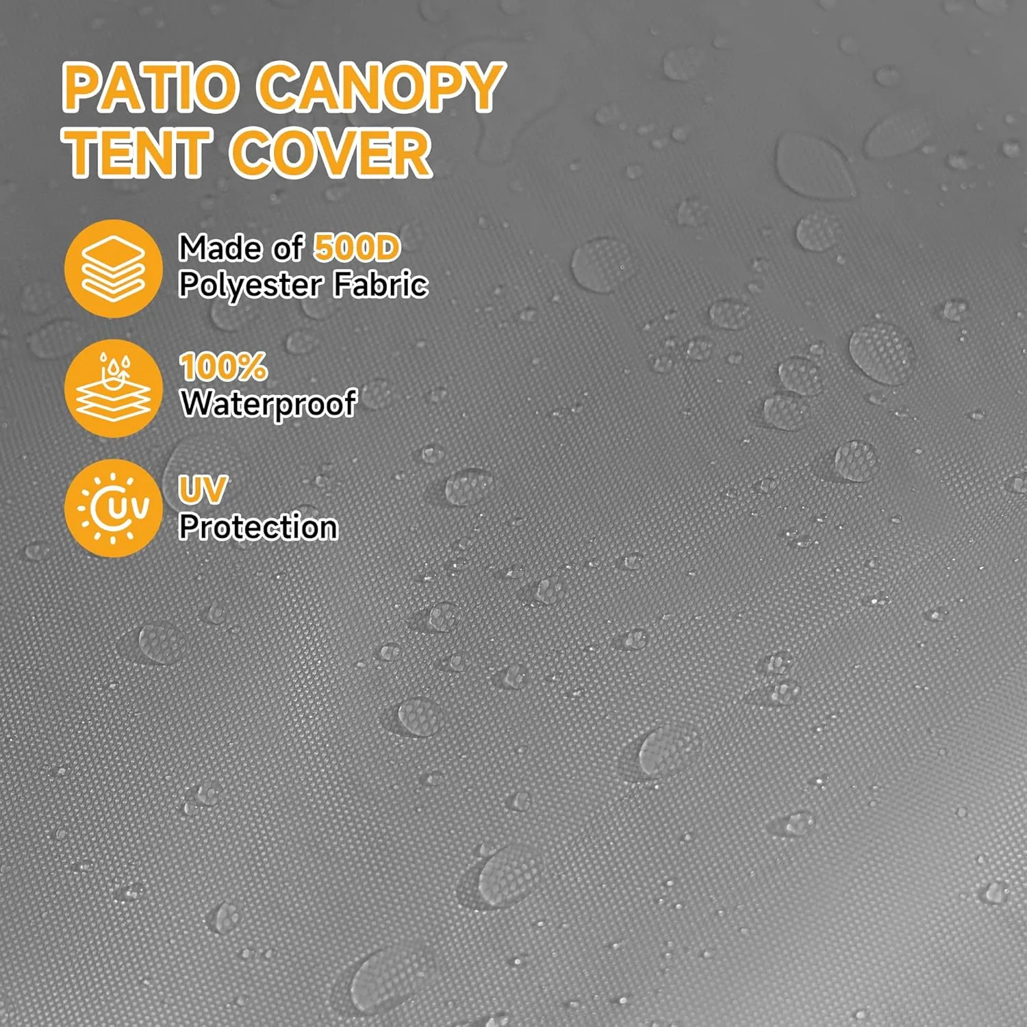 10x10ft Pop Up Canopy - Beach Tent with Easy Set-up, Portable Outdoor, Commercial Shade with Wheeled Carry Bag, Thickened Fabric, Hexagonal Steel, Dark Gray