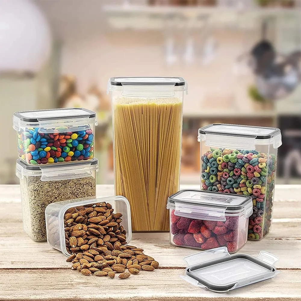 14 Piece Food Container,Airtight Food Storage Containers with Lids for Kitchen Storage ,Pantry Organization Canisters