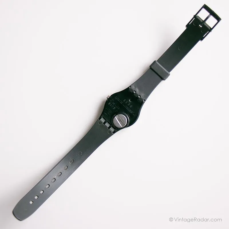1987 Swatch LB116 CLASSIC TWO Watch | Vintage Black and White Swatch