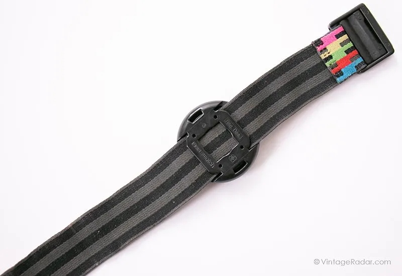 1989 Swatch Pop PWBB125 TING-A-LING Watch | RARE 80s Dots Pop Swatch