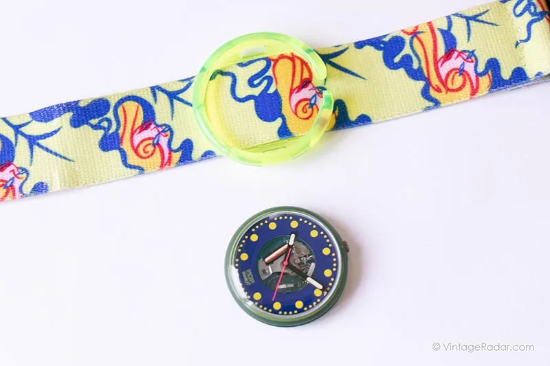 1990 Swatch Pop PWN101 Photofish Watch | Pop Swatch Watch 90s