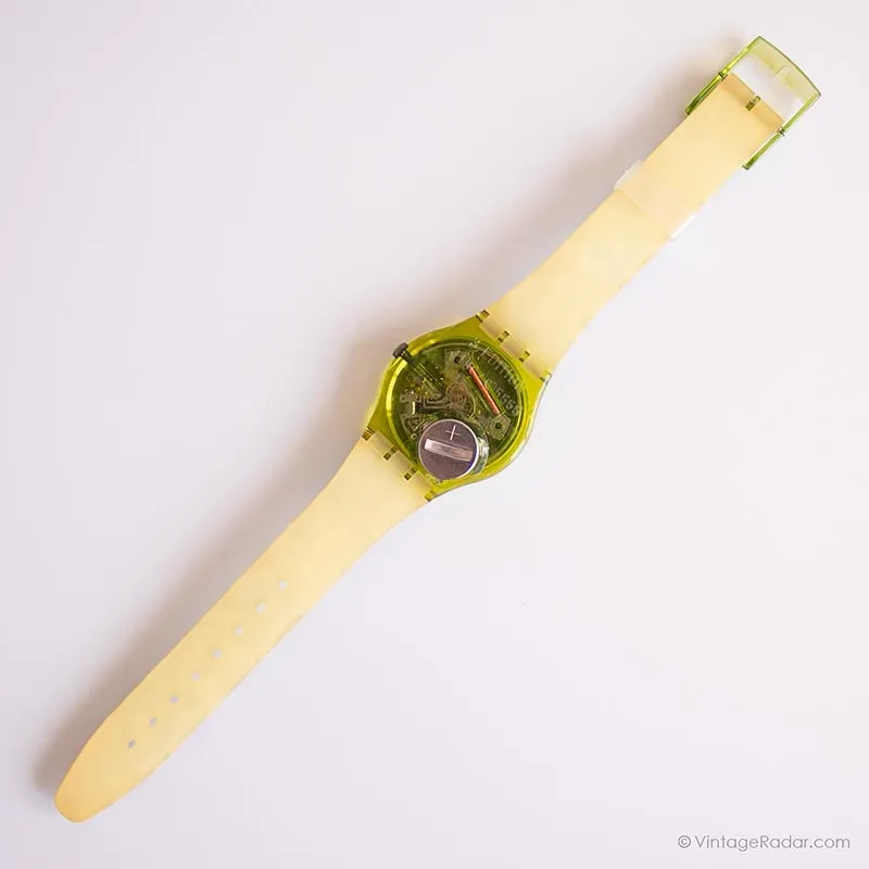 1991 Swatch GZ117 FLAECK Watch | Cow Print Swatch with Box and Papers