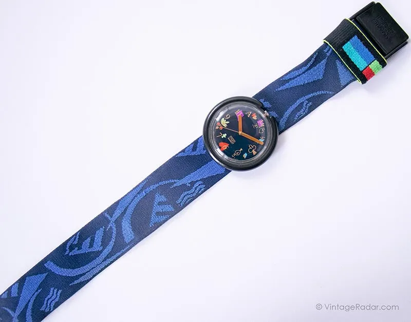1992 Pop Swatch ALICE PWK165 Watch |  Alice in Wonderland Pop Swatch