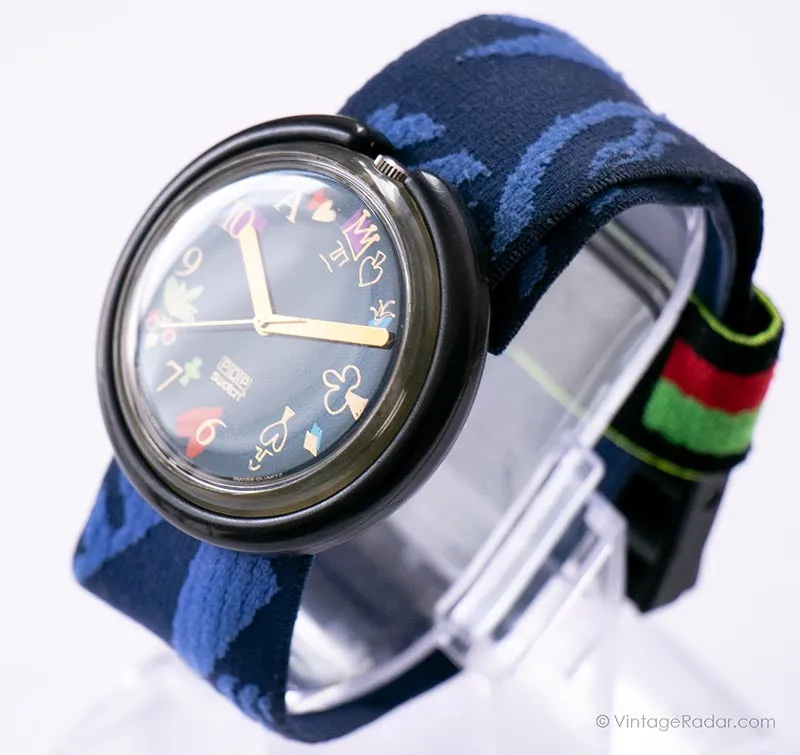 1992 Pop Swatch ALICE PWK165 Watch |  Alice in Wonderland Pop Swatch
