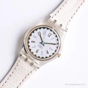1992 Swatch GK150 COOL FRED Watch | Vintage White Swatch Gent