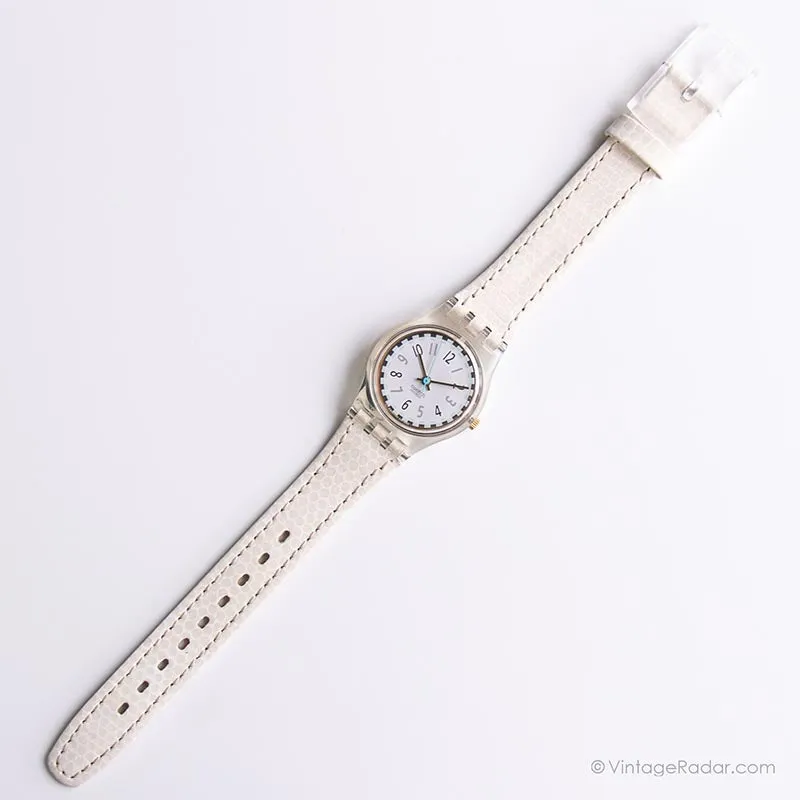 1992 Swatch GK150 COOL FRED Watch | Vintage White Swatch Gent