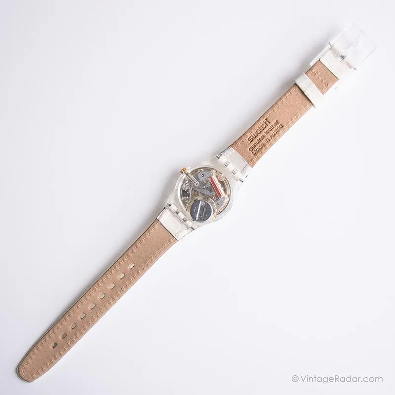 1992 Swatch GK150 COOL FRED Watch | Vintage White Swatch Gent