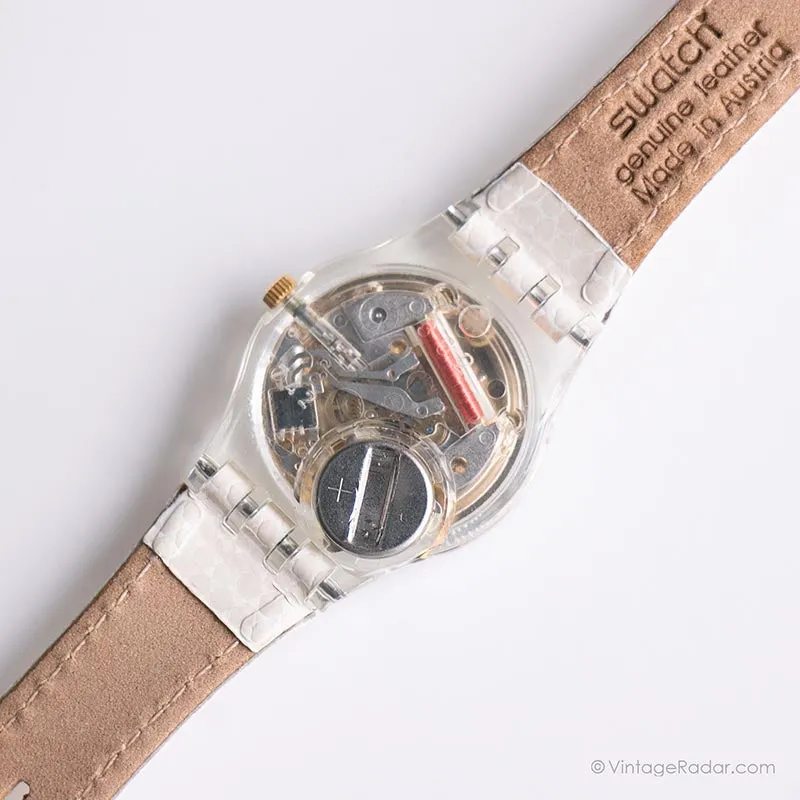 1992 Swatch GK150 COOL FRED Watch | Vintage White Swatch Gent