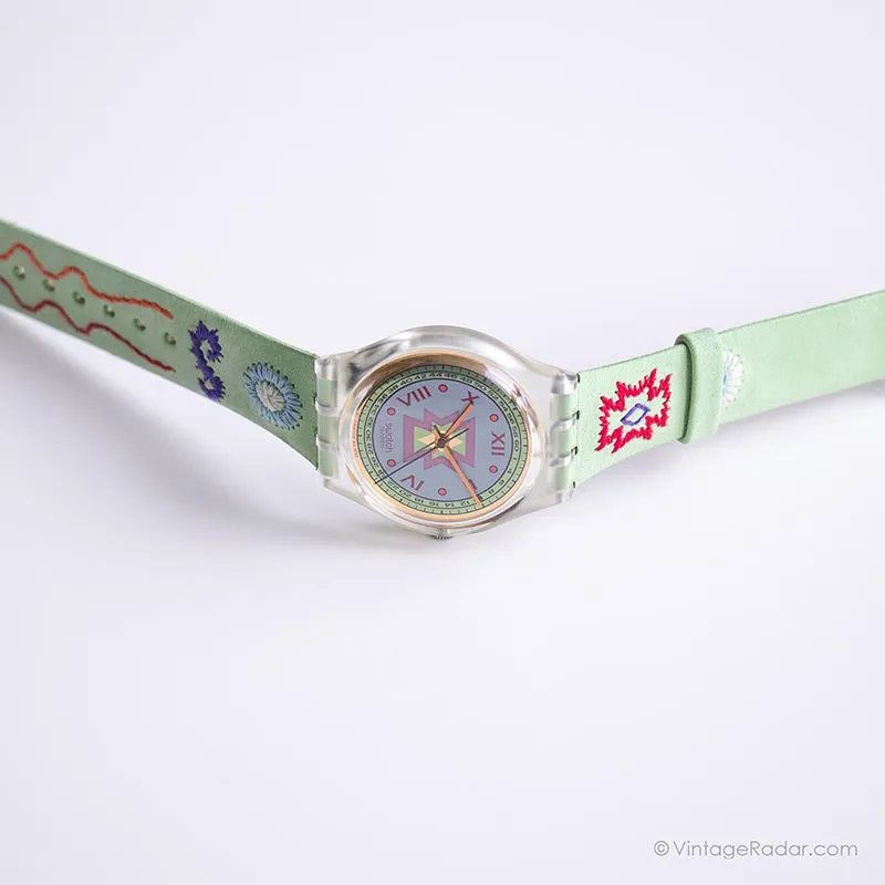 1992 Swatch GK154 CUZCO Watch | Vintage Collectible Swatch Watch