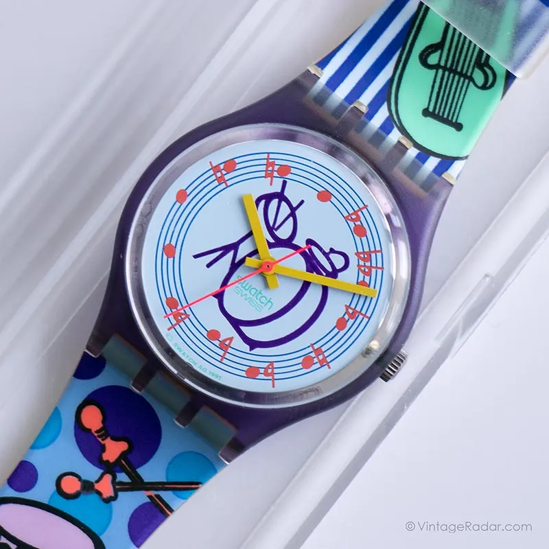 1992 Swatch GV104 TUBA Watch | Mint Condition Swatch Gent