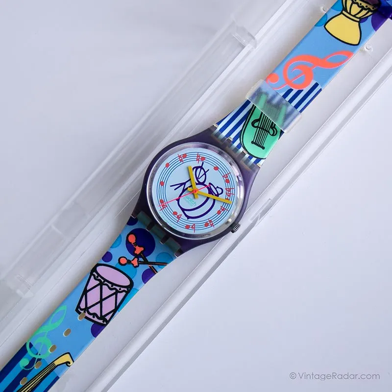 1992 Swatch GV104 TUBA Watch | Mint Condition Swatch Gent