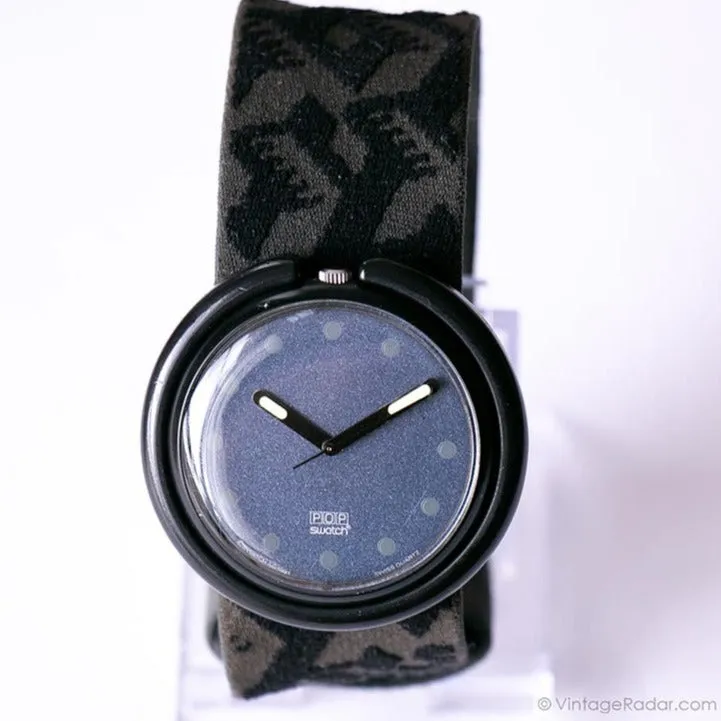 1992 Swatch Pop PWB155 GUNPOWDER Watch | Classic 90s Pop Swatch