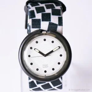 1992 Swatch Pop PWK167 SQUARES Watch | Vintage 90s Pop Swatch Watch