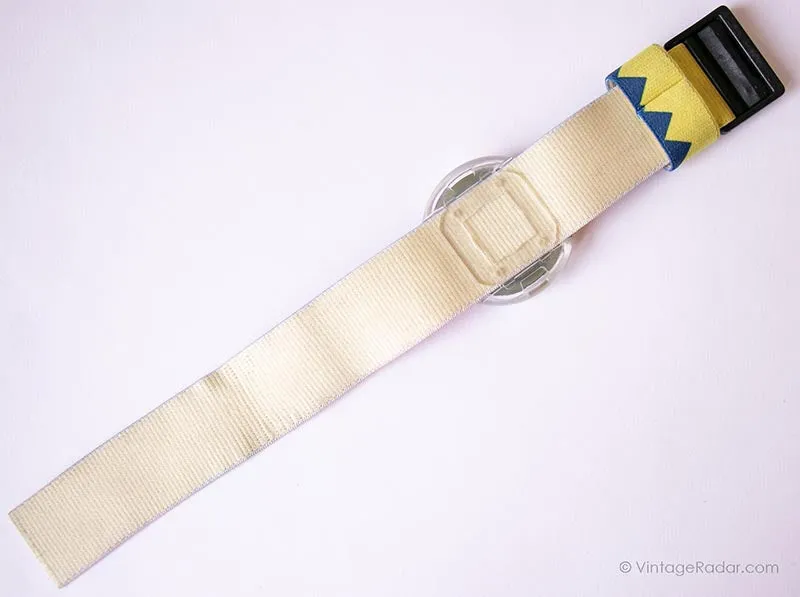 1992 Swatch Pop PWN107 Muezzin Watch | Geometric Pop Swatch Watch 90s