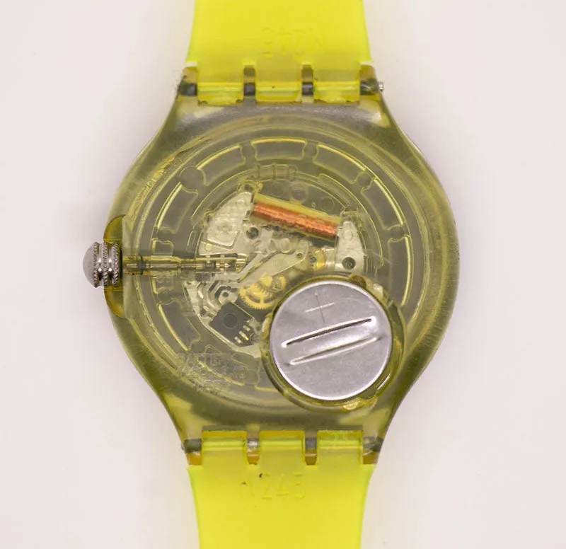 1992 Swatch SDK110 Tech Diving Watch | Black Orange Swatch Watch