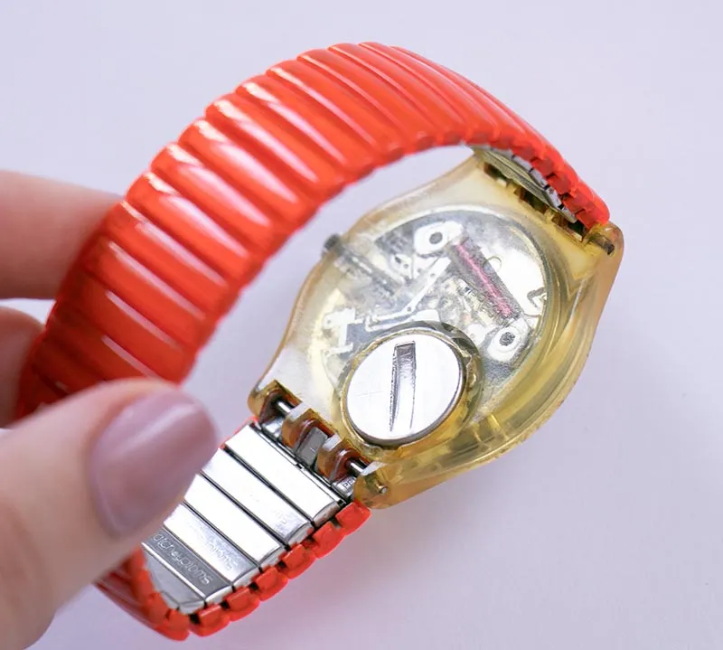 1992 Swatch STANDARDS GK146 Watch | Hipster Colorful Swiss Swatch Watch