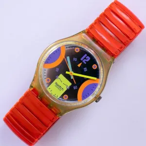 1992 Swatch STANDARDS GK146 Watch | Hipster Colorful Swiss Swatch Watch
