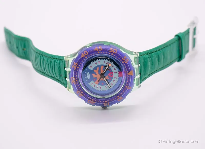 1993 Swatch SDG102 SDG103 CHERRY DROPS Watch | Vintage Swatch Scuba