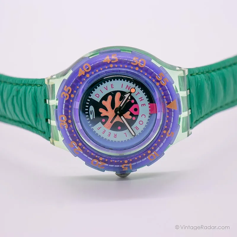 1993 Swatch SDG102 SDG103 CHERRY DROPS Watch | Vintage Swatch Scuba