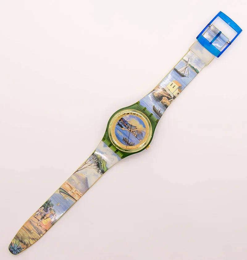 1994 Swatch GM124 SOLE MIO Watch | Vintage Venice Inspired Swatch Watch