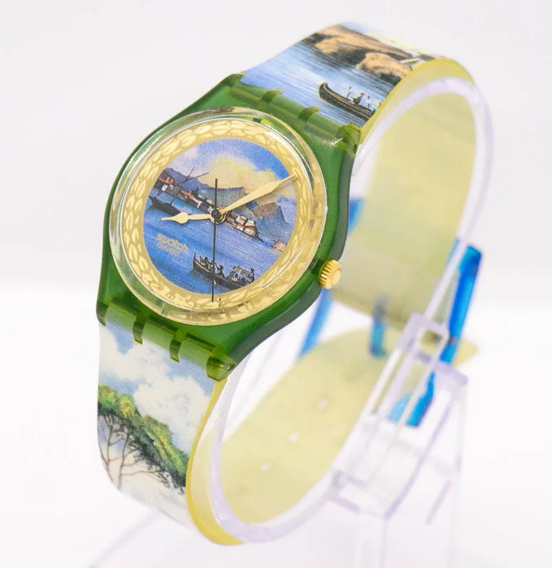 1994 Swatch GM124 SOLE MIO Watch | Vintage Venice Inspired Swatch Watch