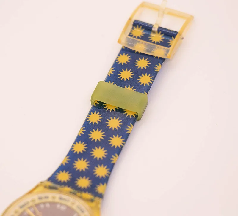1994 Swatch LOTS OF SUNS SRJ100 Watch | 90s Swatch Solar Original Box
