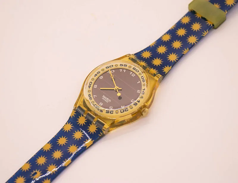 1994 Swatch LOTS OF SUNS SRJ100 Watch | 90s Swatch Solar Original Box