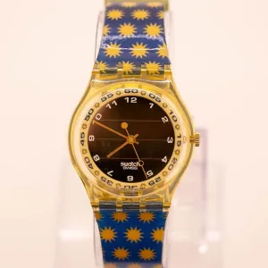 1994 Swatch LOTS OF SUNS SRJ100 Watch | 90s Swatch Solar Original Box