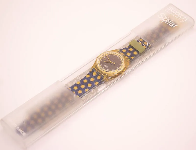 1994 Swatch LOTS OF SUNS SRJ100 Watch | 90s Swatch Solar Original Box