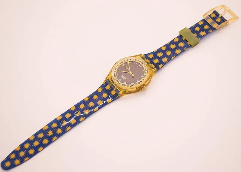 1994 Swatch LOTS OF SUNS SRJ100 Watch | 90s Swatch Solar Original Box