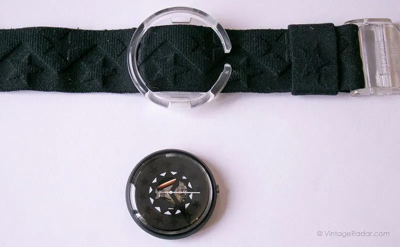 1994 Swatch Pop PWB175 A Jamais Watch | Skeleton Pop Swatch Watch 90s