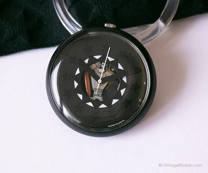 1994 Swatch Pop PWB175 A Jamais Watch | Skeleton Pop Swatch Watch 90s
