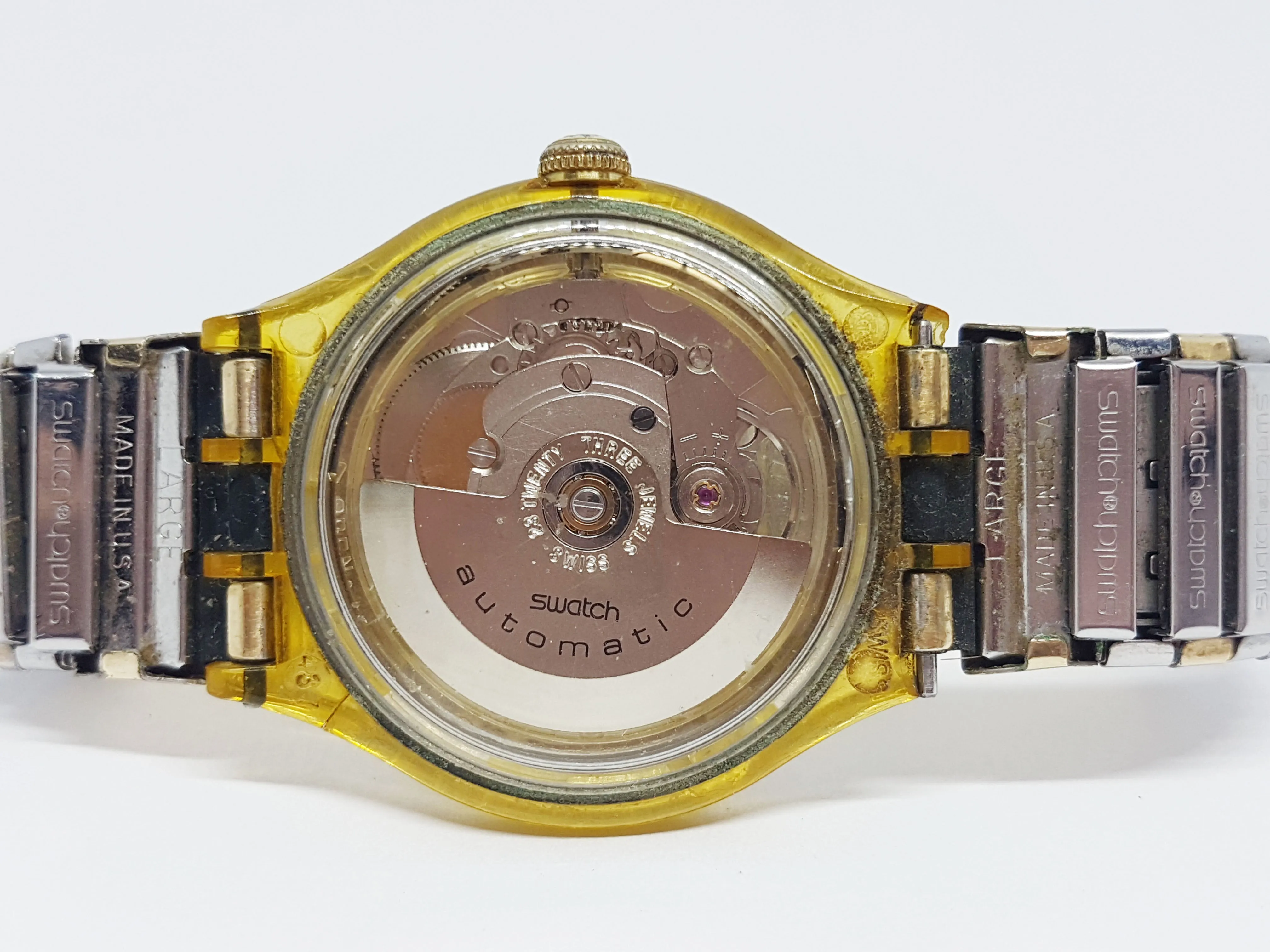 1994 Swatch SAZ103 Automatic Watch Olympic Special Stockholm 1912 Edition