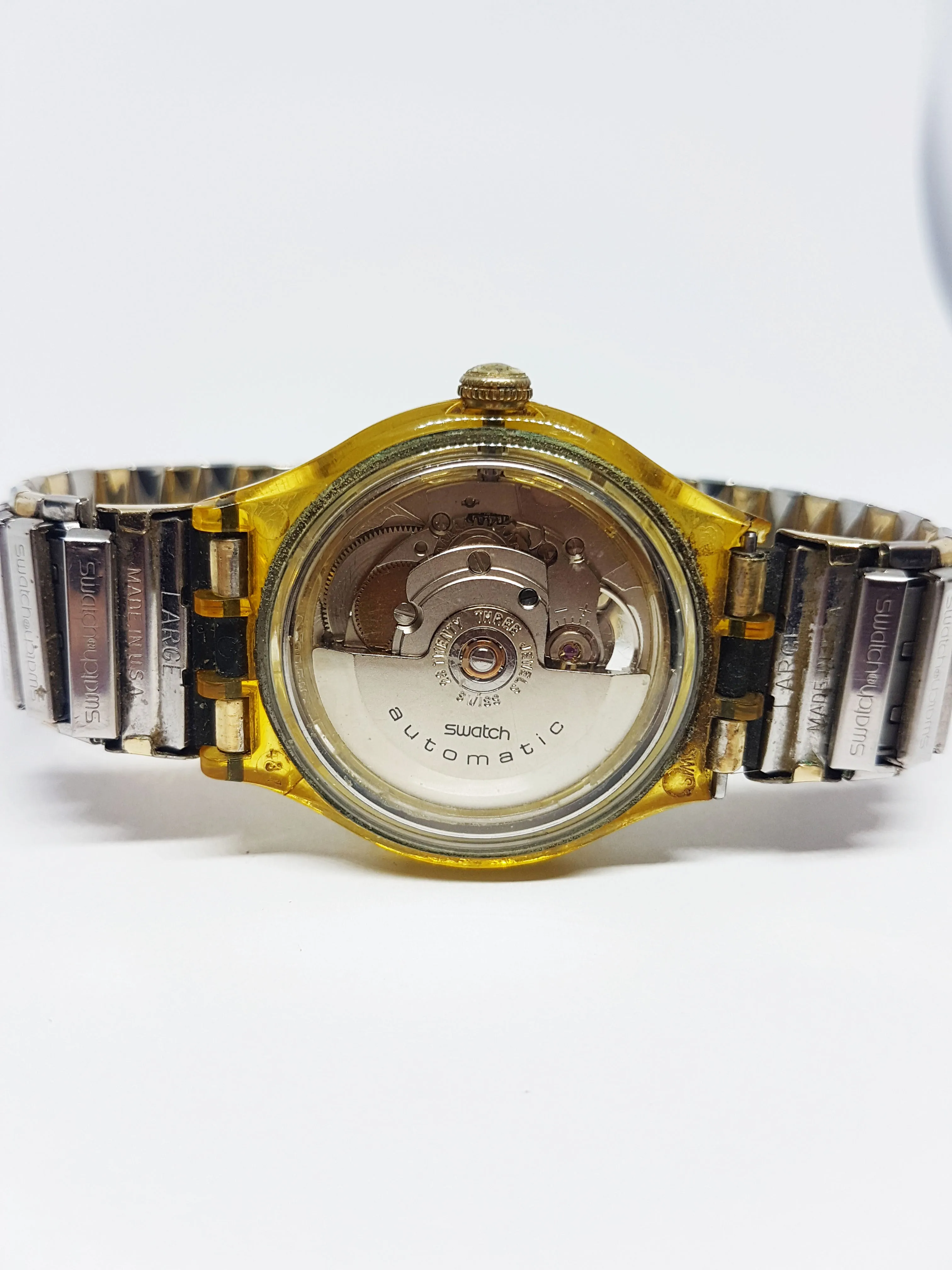 1994 Swatch SAZ103 Automatic Watch Olympic Special Stockholm 1912 Edition