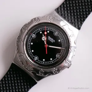1994 Swatch YDS401 LAVA ROCK Watch | Vintage Swatch Irony Scuba