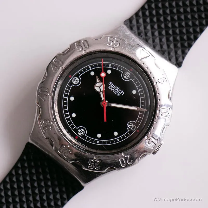 1994 Swatch YDS401 LAVA ROCK Watch | Vintage Swatch Irony Scuba