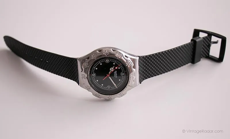 1994 Swatch YDS401 LAVA ROCK Watch | Vintage Swatch Irony Scuba