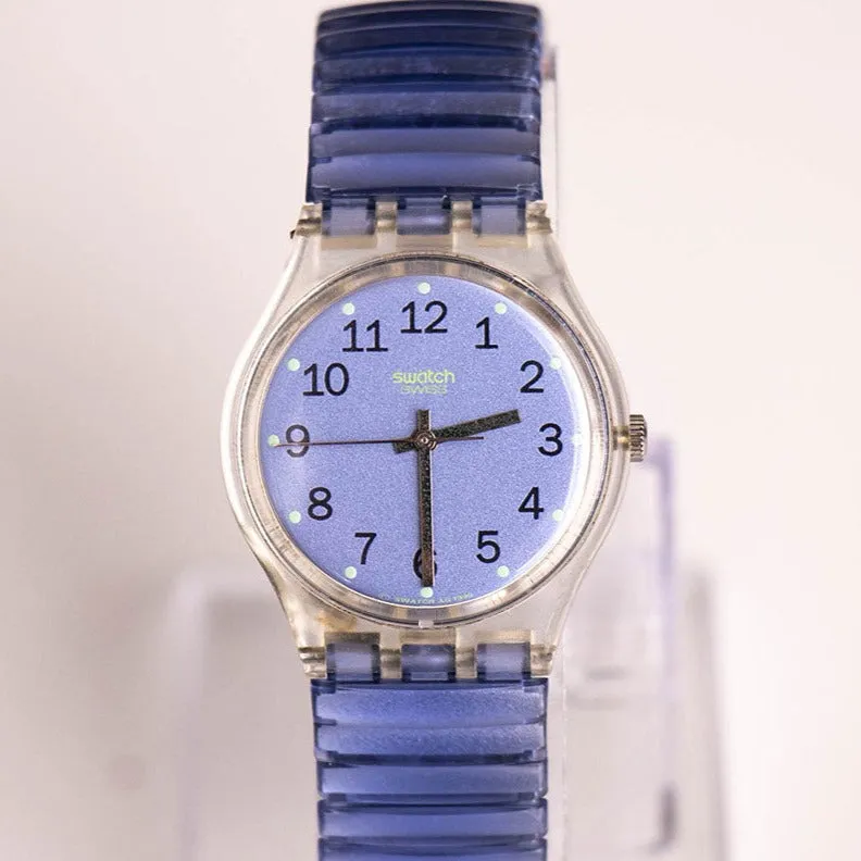1997 Swatch GK238 VIRTUAL PURPLE Watch | 90s Swatch Gent Collection
