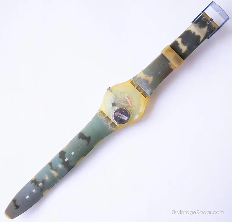 1999 Swatch GK331 BATSKNIGHT Watch | Halloween Special Edition Swatch