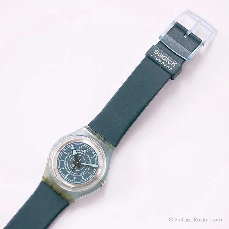 1999 Swatch SKN104 BLUE JACKET Watch | Vintage Blue Swatch Watch
