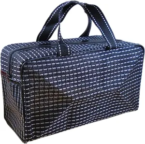 1pc Bath Shower Organizer Waterproof Cosmetic Bag Shower Tote Bag Toiletry Bag Black