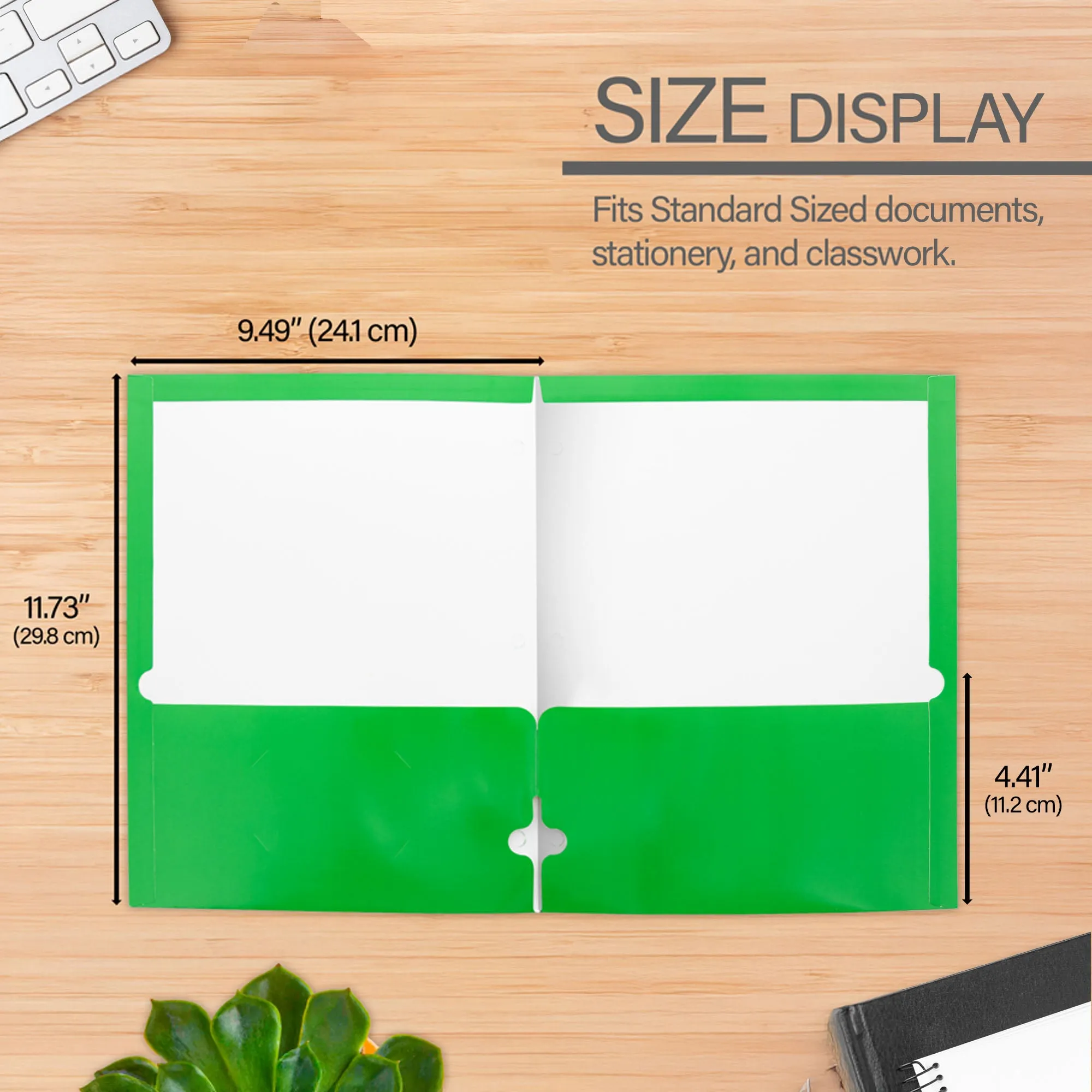 2-Pockets Portfolios – Laminated Classic Glossy Color