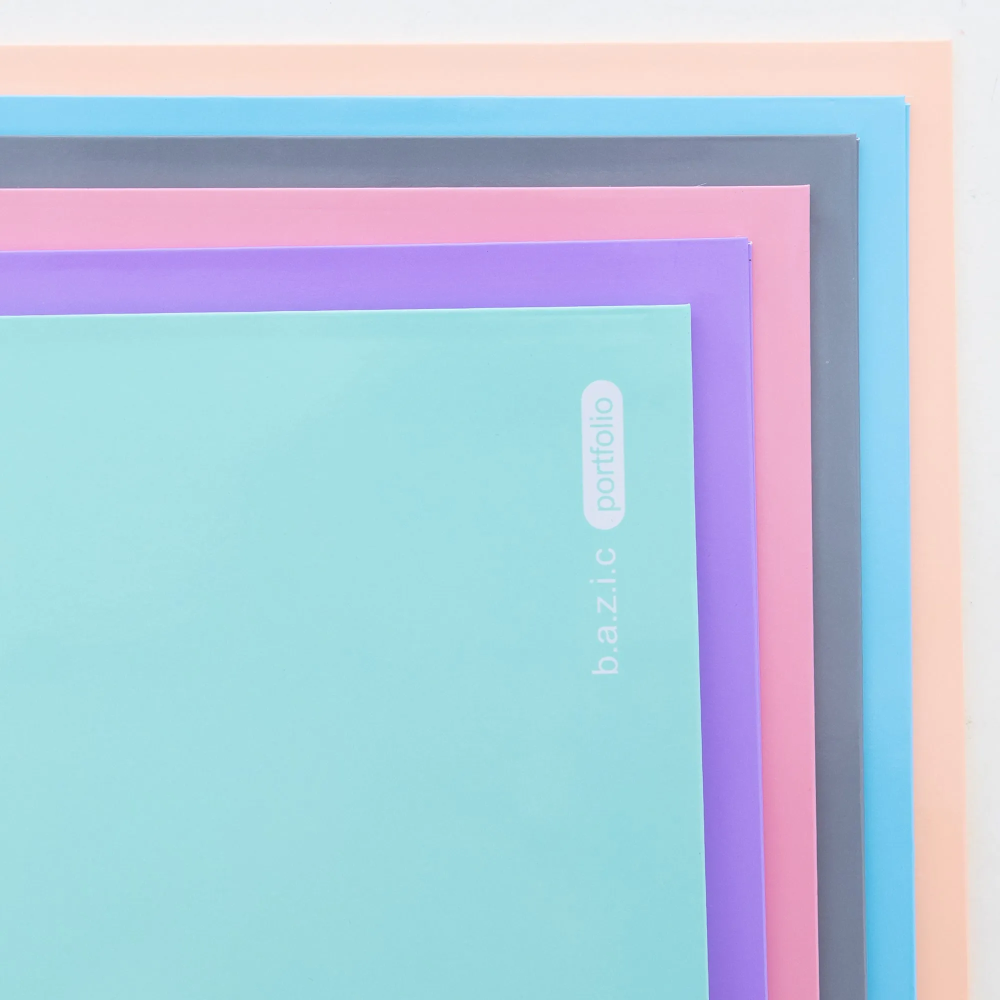 2-Pockets Portfolios – Laminated Pastel Glossy Color