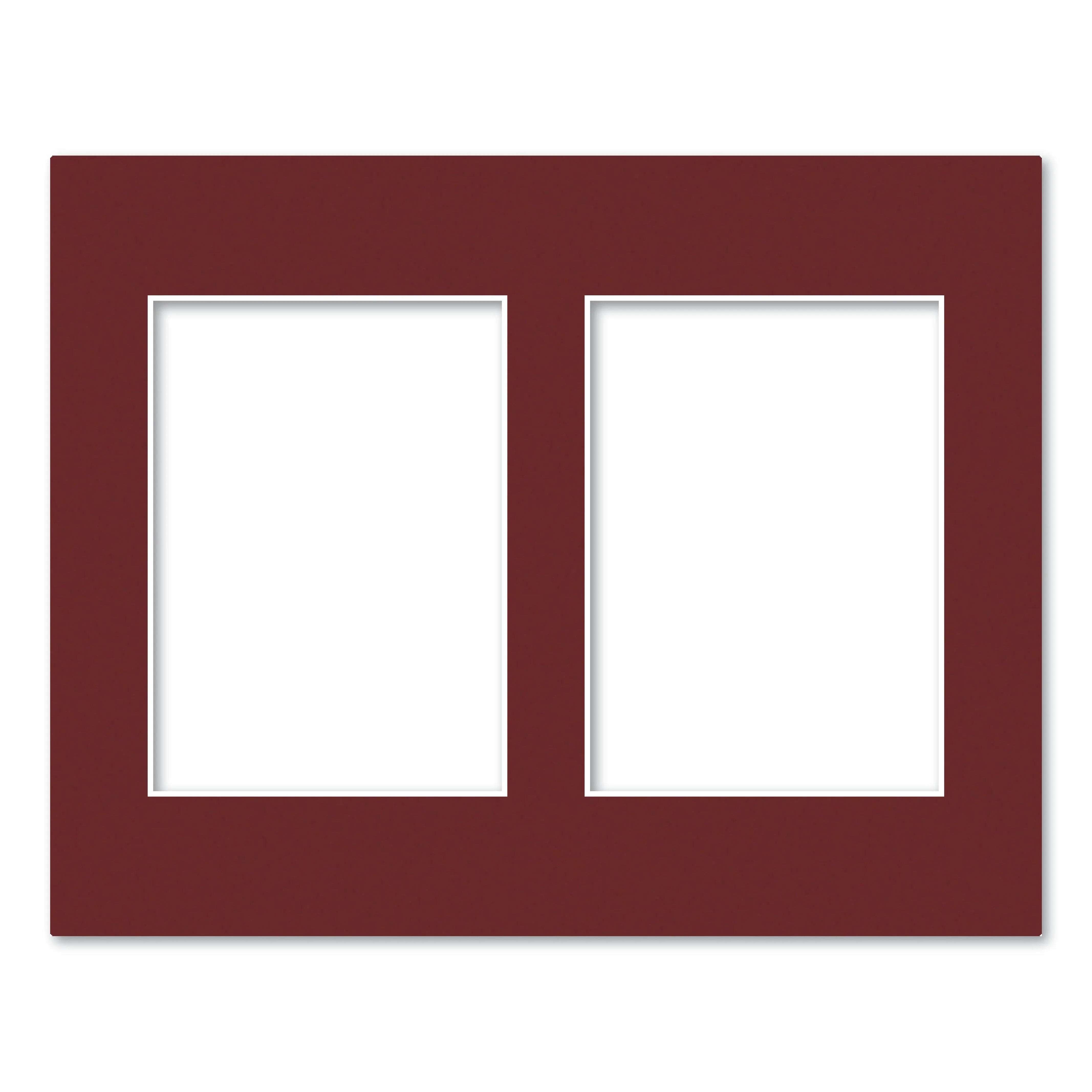 2 Window (5x7in) Collage Photo Mat Board