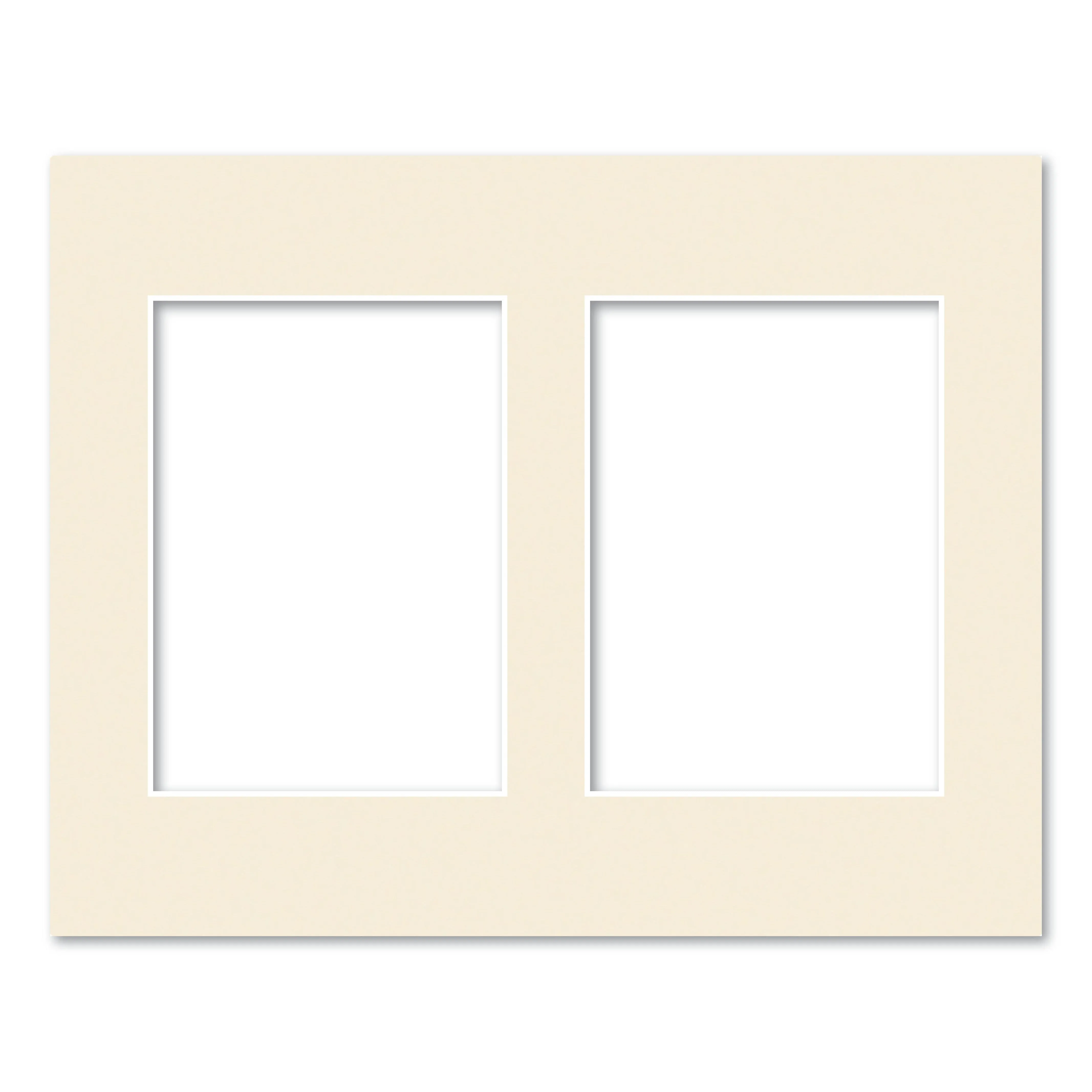 2 Window (5x7in) Collage Photo Mat Board