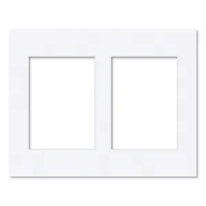 2 Window (5x7in) Collage Photo Mat Board