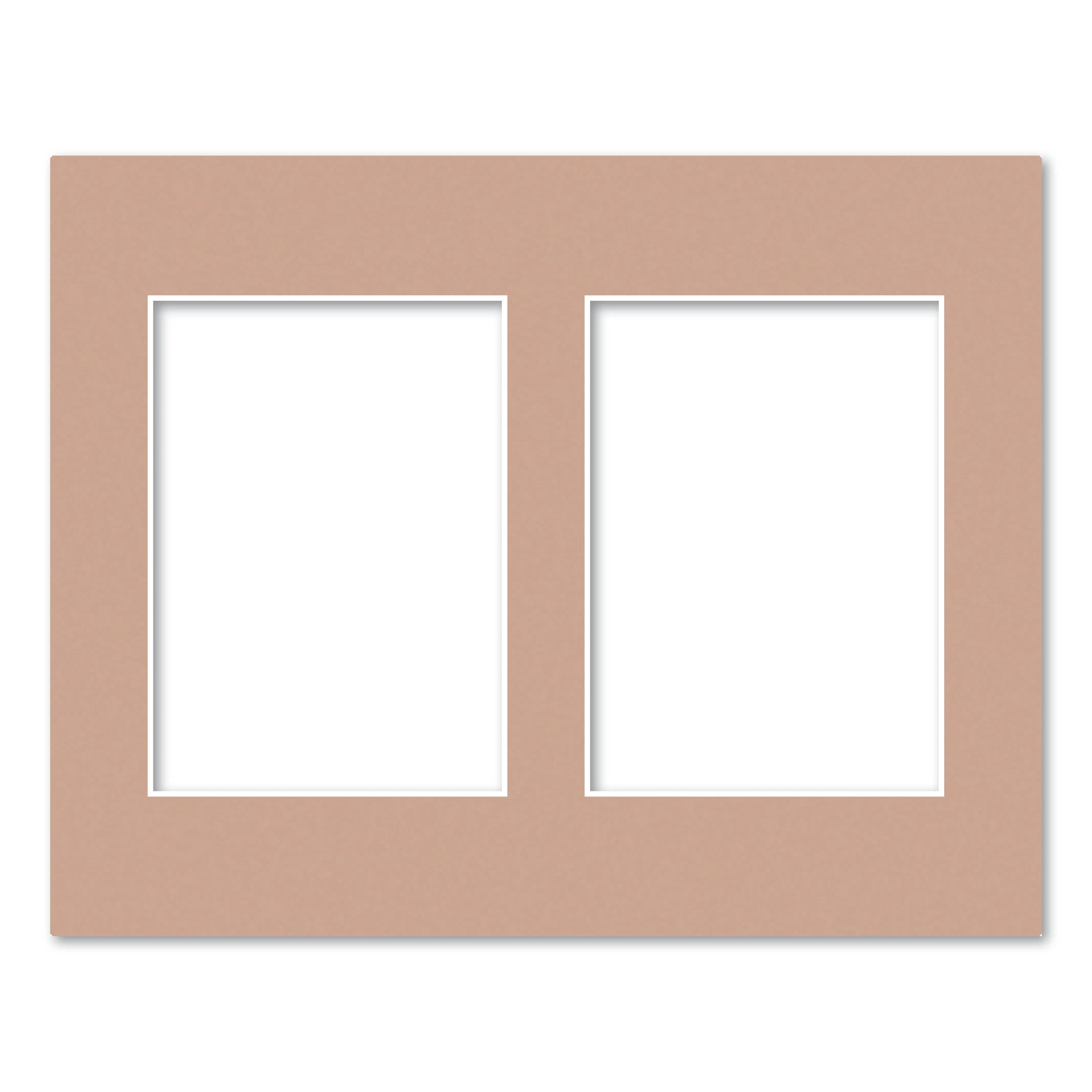 2 Window (5x7in) Collage Photo Mat Board