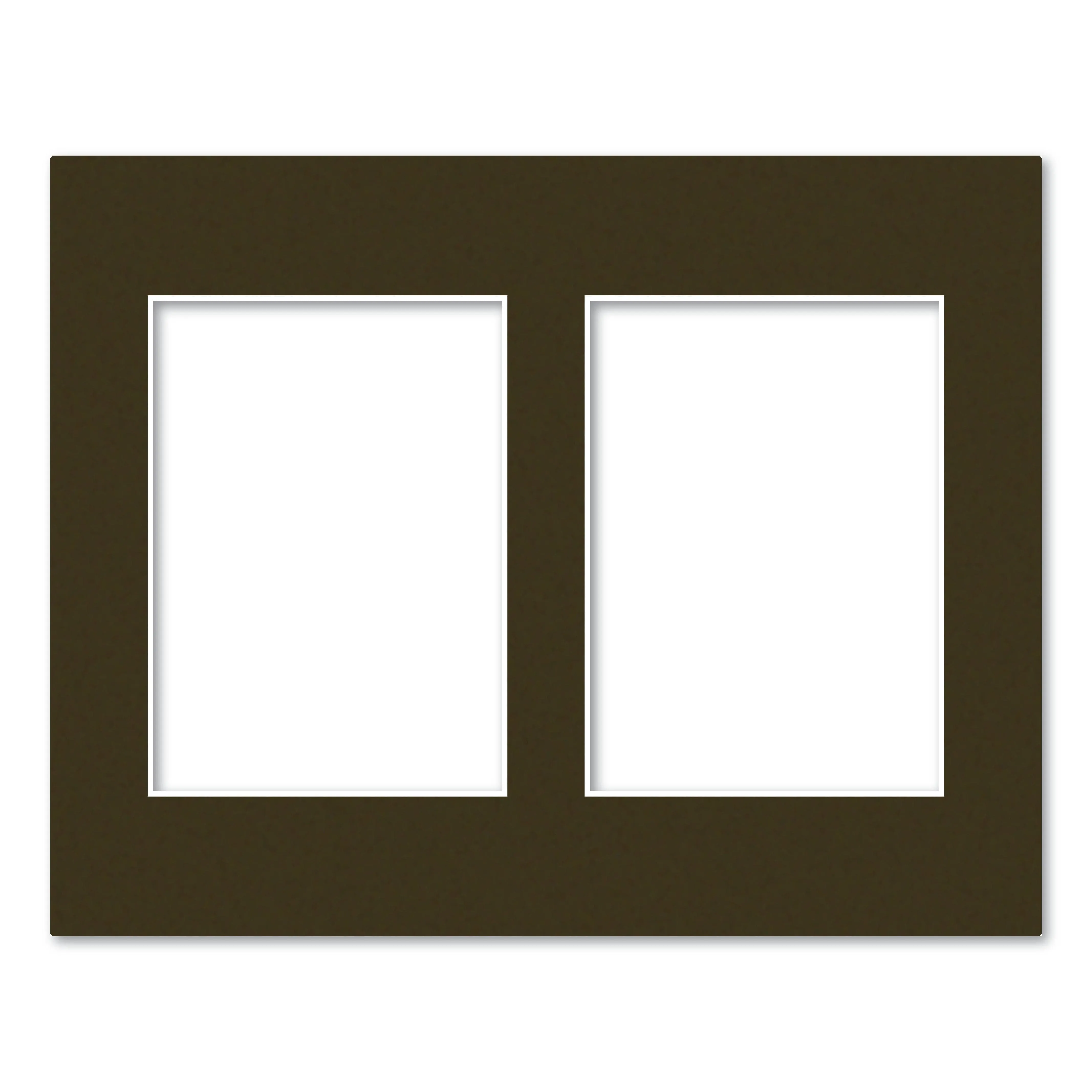 2 Window (5x7in) Collage Photo Mat Board
