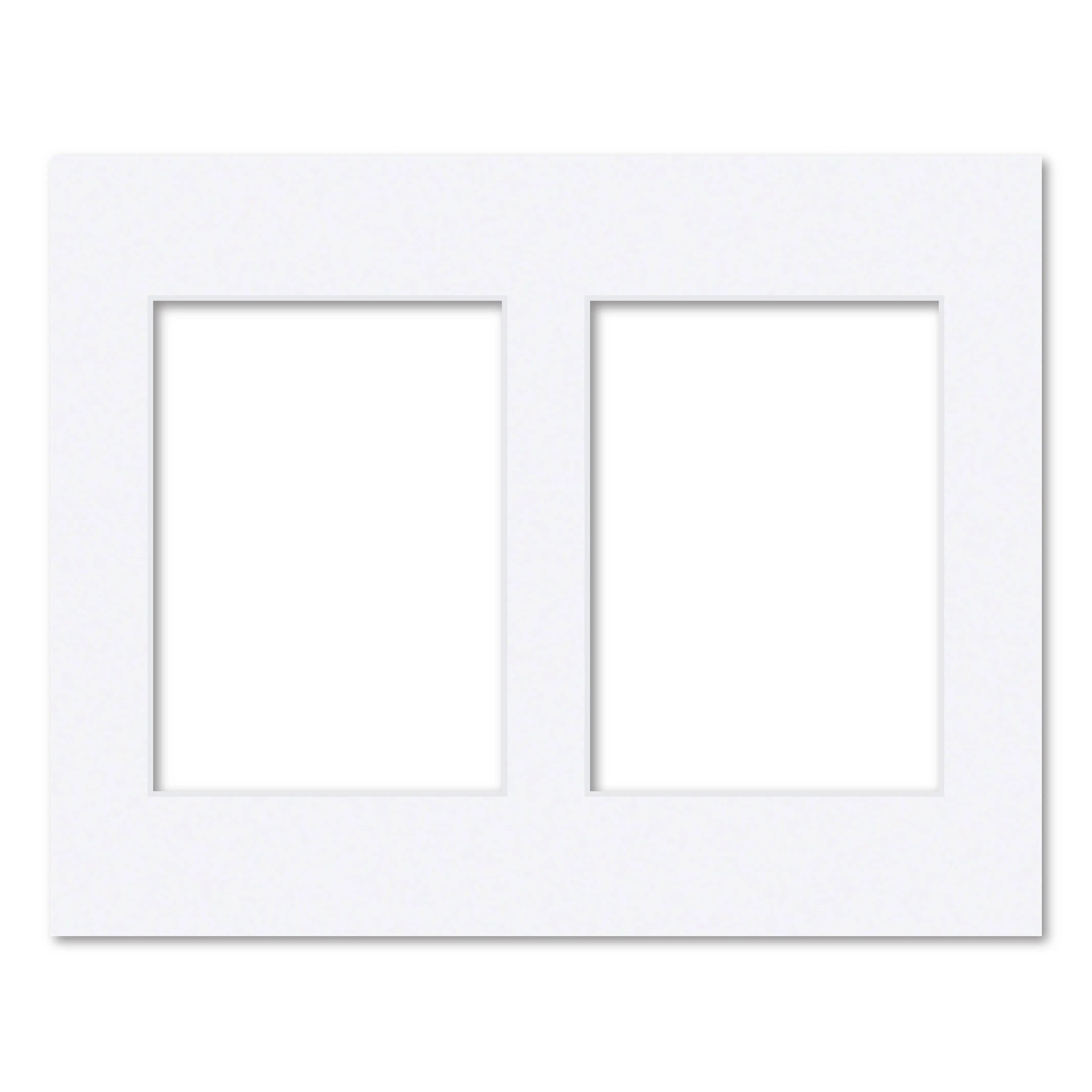 2 Window (5x7in) Collage Photo Mat Board
