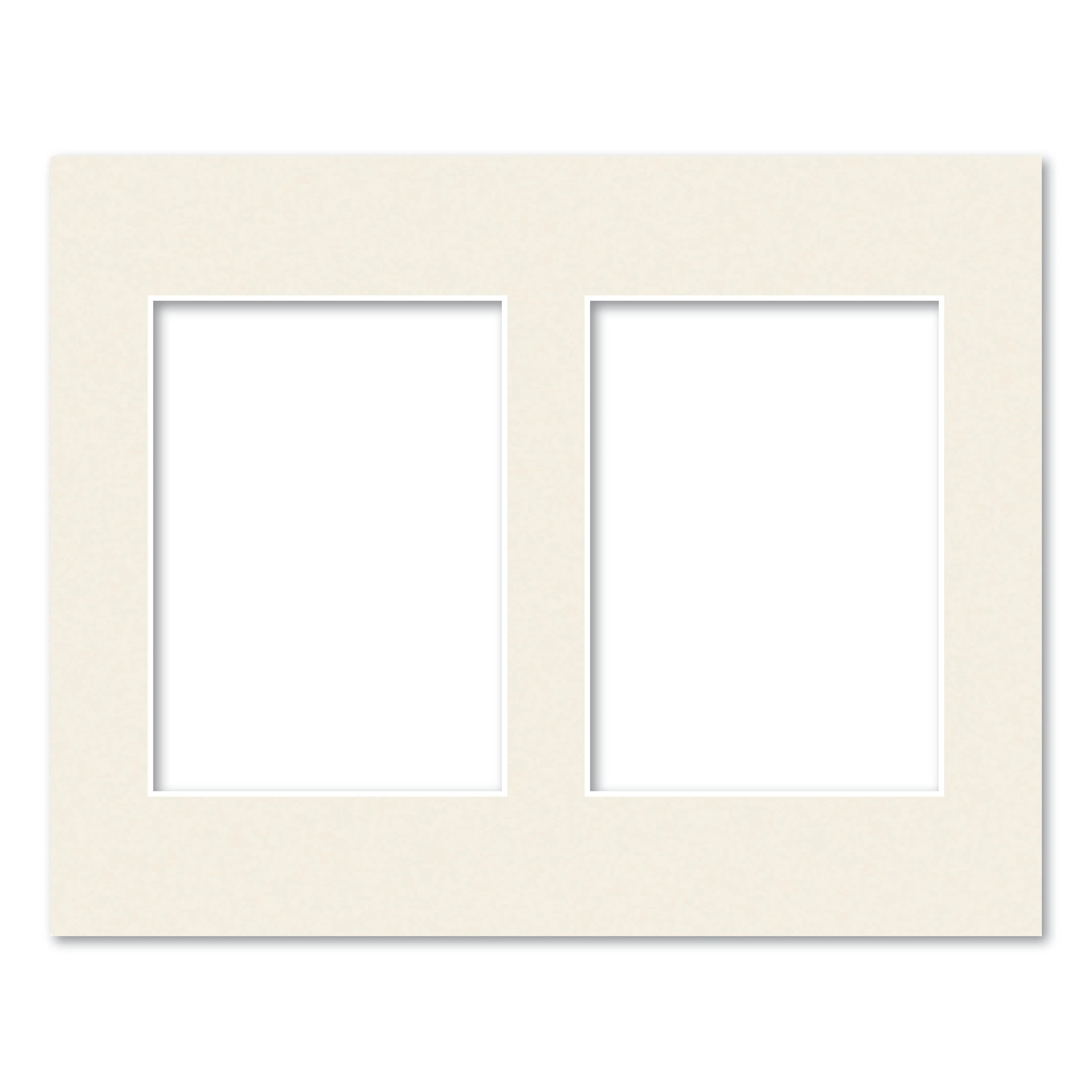 2 Window (5x7in) Collage Photo Mat Board